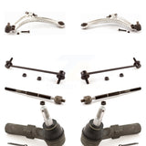Front Suspension Control Arm And Ball Joint Assembly Steering Tie Rod End Stabilizer Bar Link Kit (8Pc) For Chevrolet HHR Pontiac Pursuit KTR-100411