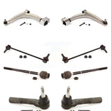 Front Suspension Control Arm And Ball Joint Assembly Steering Tie Rod End Stabilizer Bar Link Kit (8Pc) For Chevrolet Malibu Pontiac G6 Contains Rear Bushings KTR-100413