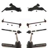 Front Suspension Control Arm And Ball Joint Assembly Steering Tie Rod End Stabilizer Bar Link Kit (8Pc) For Chevrolet Traverse GMC Acadia Buick Enclave Saturn Outlook Limited KTR-100414