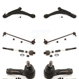 Front Suspension Control Arm And Ball Joint Assembly Steering Tie Rod End Stabilizer Bar Link Kit (8Pc) For 2006-2014 Honda Ridgeline KTR-100420