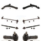 Front Suspension Control Arm And Ball Joint Assembly Steering Tie Rod End Stabilizer Bar Link Kit (8Pc) For 2011-2017 Honda Odyssey KTR-100422