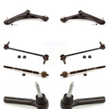 Front Suspension Control Arm And Ball Joint Assembly Steering Tie Rod End Stabilizer Bar Link Kit (8Pc) For 2008-2010 Chrysler Town & Country Dodge Grand Caravan KTR-100423