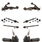 Front Suspension Control Arm And Ball Joint Assembly Steering Tie Rod End Stabilizer Bar Link Kit (8Pc) For Dodge Ram 1500 4WD KTR-100427