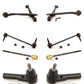Front Suspension Control Arm And Ball Joint Assembly Steering Tie Rod End Stabilizer Bar Link Kit (8Pc) For 1999-2003 Ford Windstar KTR-100429
