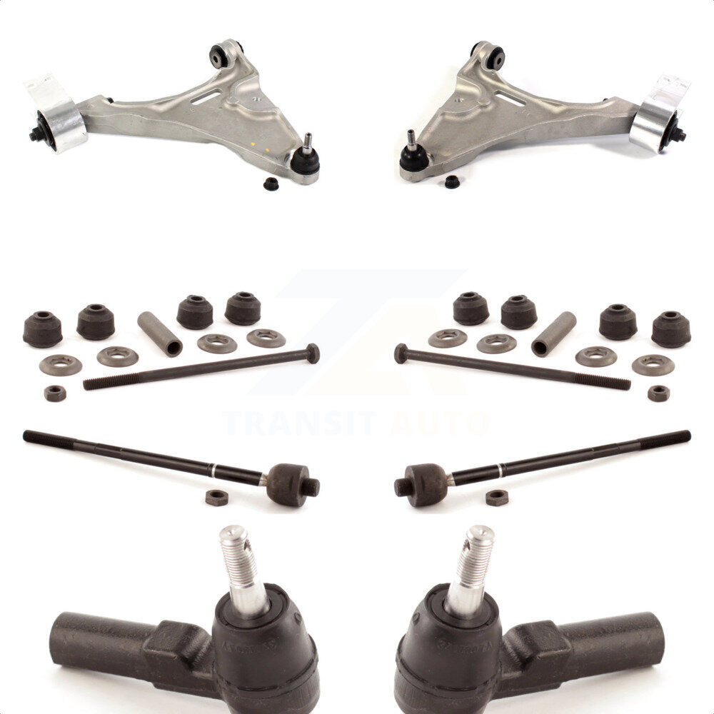 Front Suspension Control Arm And Ball Joint Assembly Steering Tie Rod End Stabilizer Bar Link Kit (8Pc) For Buick Lucerne Cadillac DTS KTR-100430