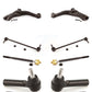 Front Suspension Control Arm And Ball Joint Assembly Steering Tie Rod End Stabilizer Bar Link Kit (8Pc) For 2008-2009 Mazda Tribute With 16mm Diameter Thread At Outer KTR-100432