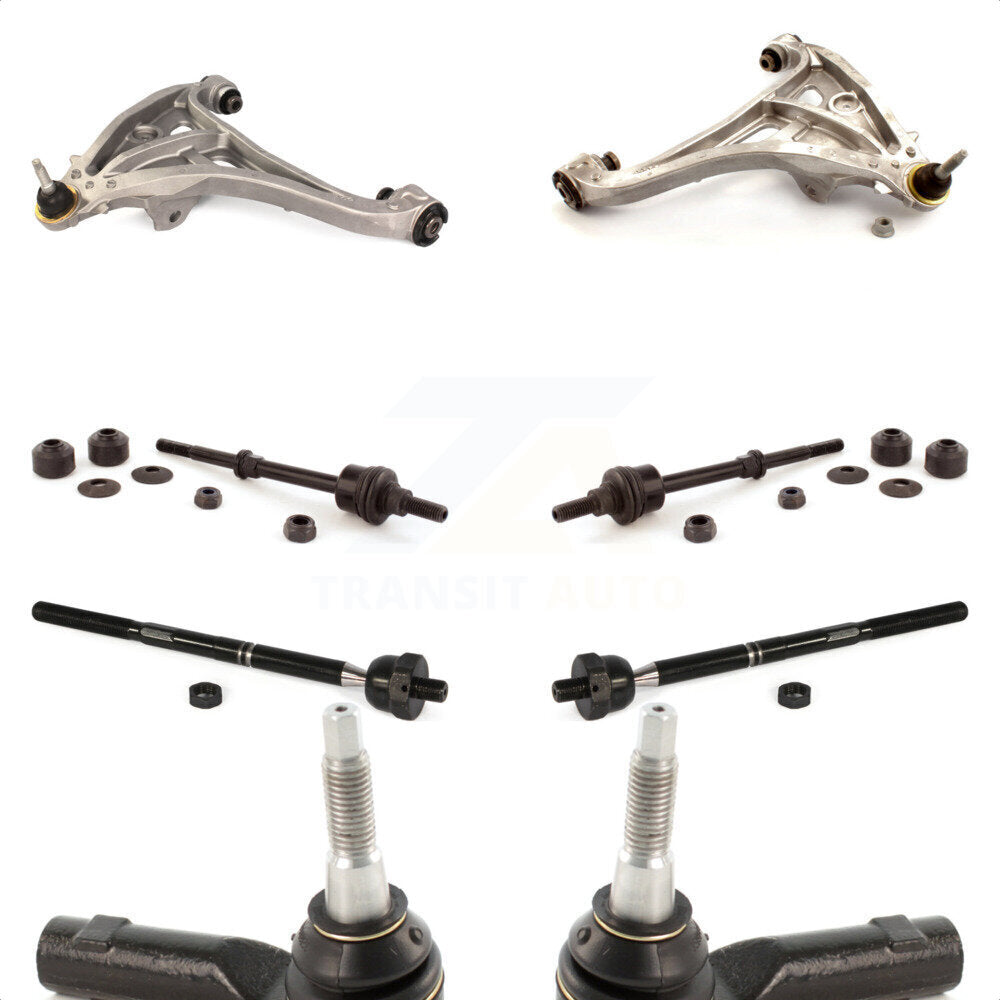Front Suspension Control Arm And Ball Joint Assembly Steering Tie Rod End Stabilizer Bar Link Kit (8Pc) For Ford F-150 Lincoln Mark LT 4WD KTR-100440