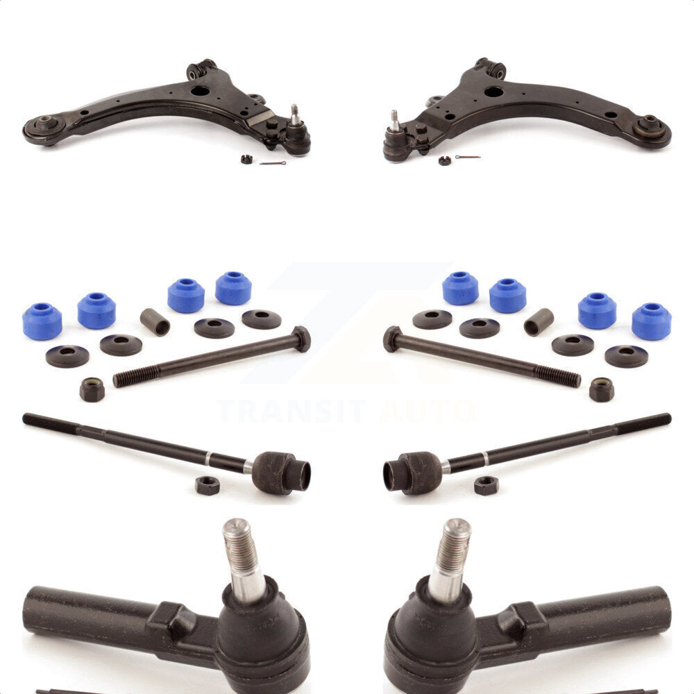 Front Suspension Control Arm And Ball Joint Assembly Steering Tie Rod End Stabilizer Bar Link Kit (8Pc) For Chevrolet Impala Buick Century Pontiac Grand Prix LaCrosse Monte Carlo Limited Regal Oldsmobile Intrigue Allure KTR-100445