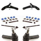 Front Suspension Control Arm And Ball Joint Assembly Steering Tie Rod End Stabilizer Bar Link Kit (8Pc) For 2004-2005 Toyota Echo Power steering system KTR-100454