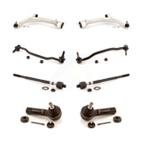 Front Suspension Control Arm And Ball Joint Assembly Steering Tie Rod End Stabilizer Bar Link Kit (8Pc) For Nissan Maxima Altima KTR-100455