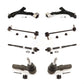 Front Suspension Control Arm And Ball Joint Assembly Steering Tie Rod End Stabilizer Bar Link Kit (8Pc) For 2008-2009 Chevrolet Equinox 3.6L KTR-100468