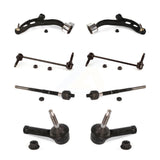 Front Suspension Control Arm And Ball Joint Assembly Steering Tie Rod End Stabilizer Bar Link Kit (8Pc) For Ford Police Interceptor Sedan Special Service KTR-100477