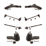 Front Suspension Control Arm And Ball Joint Assembly Steering Tie Rod End Stabilizer Bar Link Kit (8Pc) For 2001-2006 Hyundai Santa Fe KTR-100479