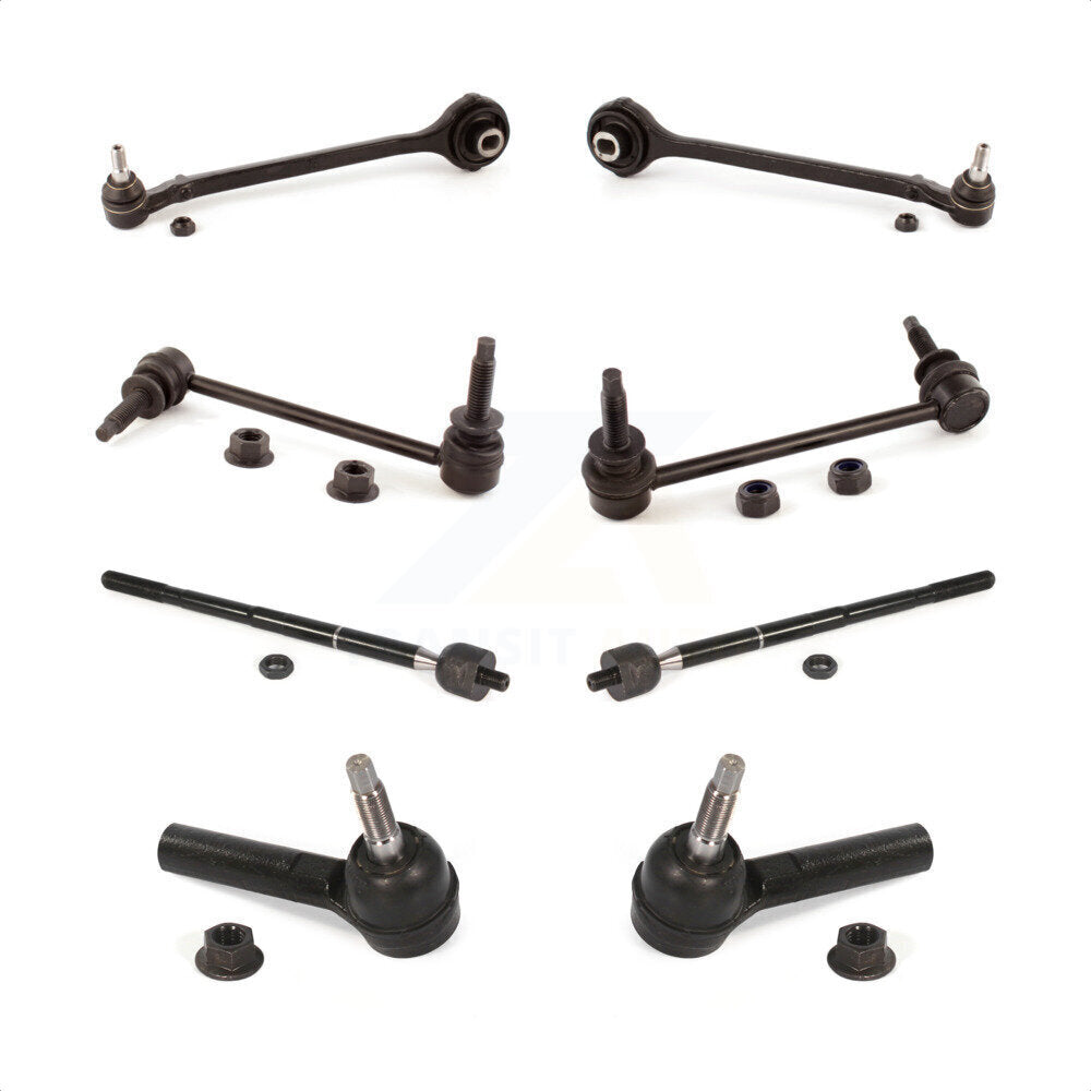 Front Suspension Control Arm And Ball Joint Assembly Steering Tie Rod End Stabilizer Bar Link Kit (8Pc) For Dodge Charger Challenger Chrysler 300 KTR-100482