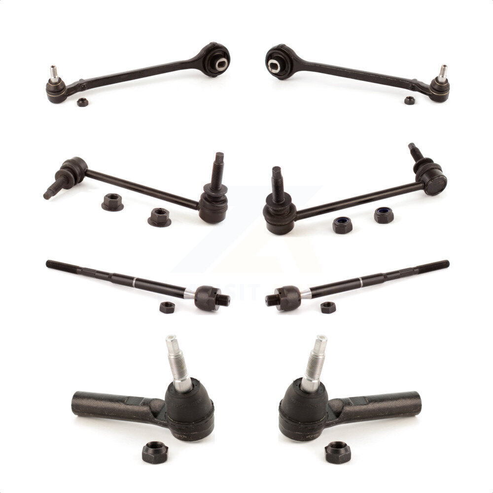 Front Suspension Control Arm And Ball Joint Assembly Steering Tie Rod End Stabilizer Bar Link Kit (8Pc) For Dodge Charger Chrysler 300 Magnum Challenger KTR-100483