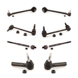 Front Suspension Control Arm And Ball Joint Assembly Steering Tie Rod End Stabilizer Bar Link Kit (8Pc) For Dodge Charger Chrysler 300 Magnum Challenger KTR-100483