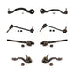 Front Suspension Control Arm And Ball Joint Assembly Steering Tie Rod End Stabilizer Bar Link Kit (8Pc) For BMW X5 X6 With Adaptive Drive KTR-100484