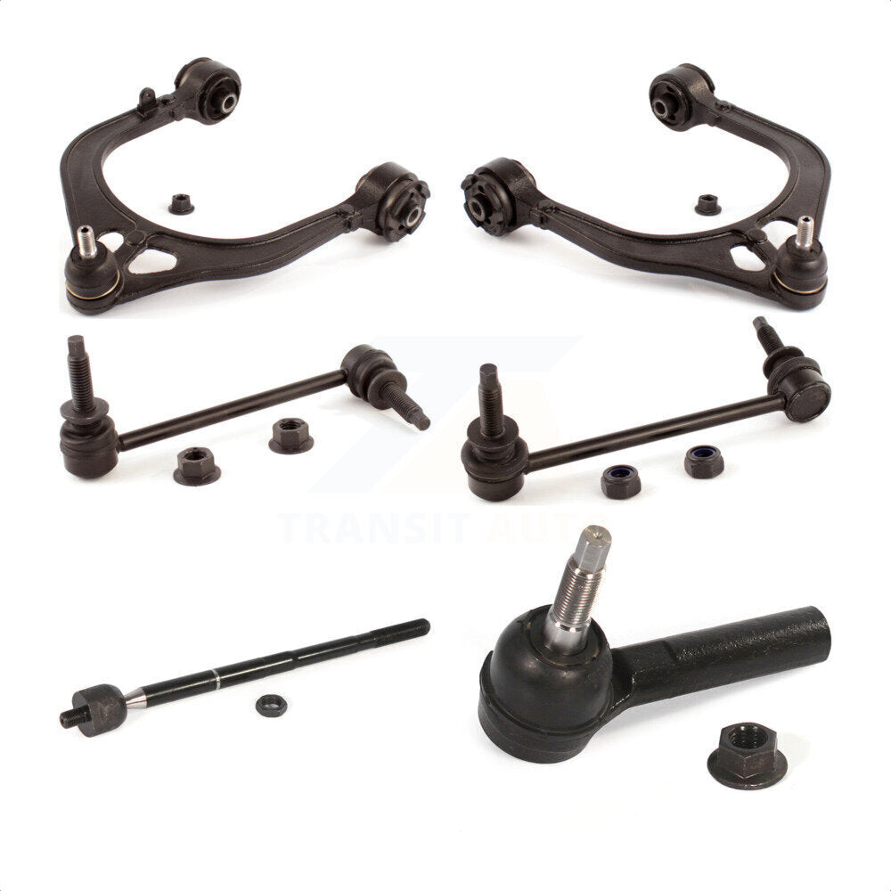 Front Suspension Control Arm And Ball Joint Assembly Steering Tie Rod End Stabilizer Bar Link Kit (6Pc) For Dodge Charger Challenger Chrysler 300 KTR-100499