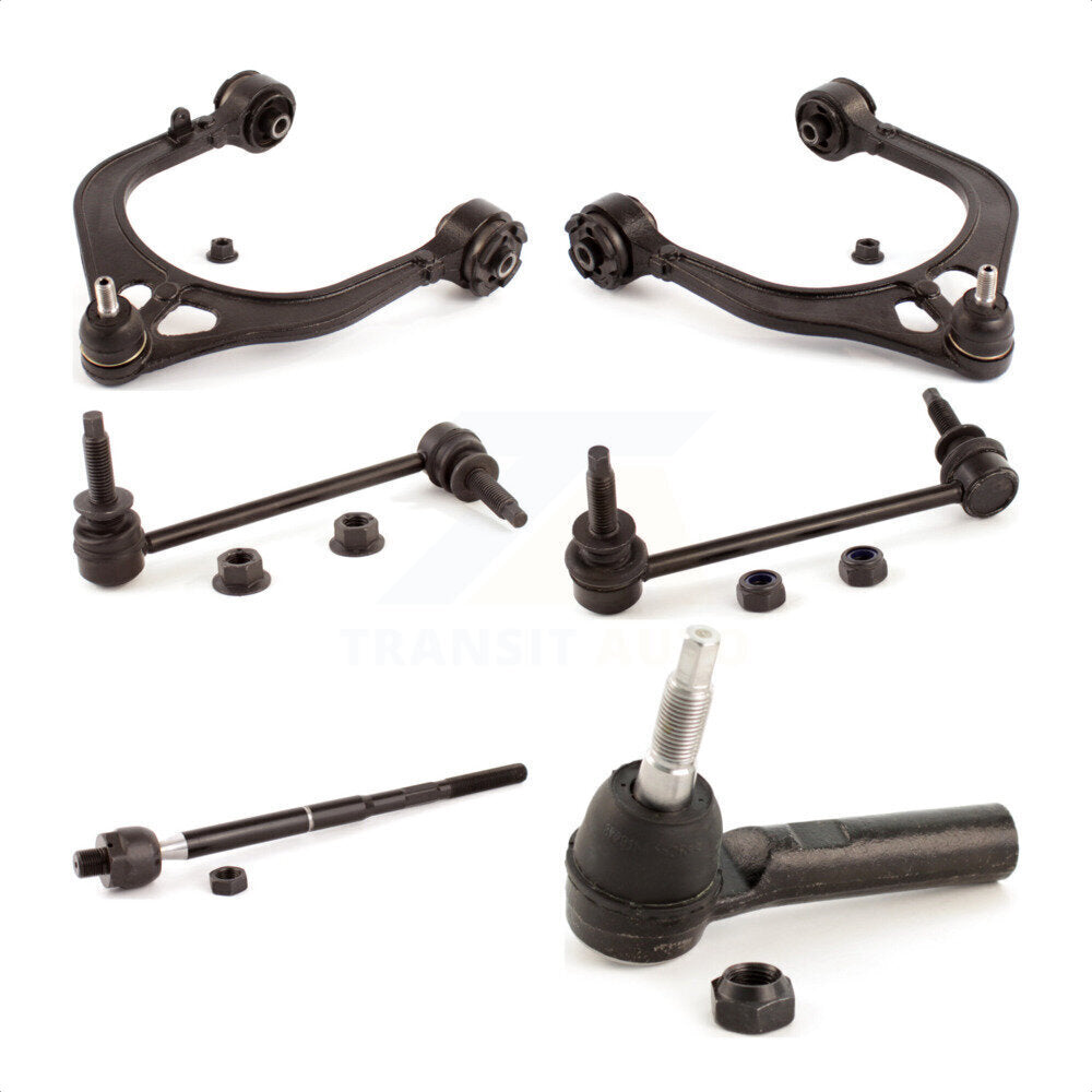 Front Suspension Control Arm And Ball Joint Assembly Steering Tie Rod End Stabilizer Bar Link Kit (6Pc) For Dodge Chrysler 300 Charger Magnum Challenger KTR-100500