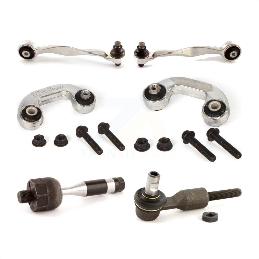 Front Suspension Control Arm And Ball Joint Assembly Steering Tie Rod End Stabilizer Bar Link Kit (6Pc) For 2005-2005 Audi A4 Quattro To Chassis/VIN #8H-5-014-476 KTR-100501