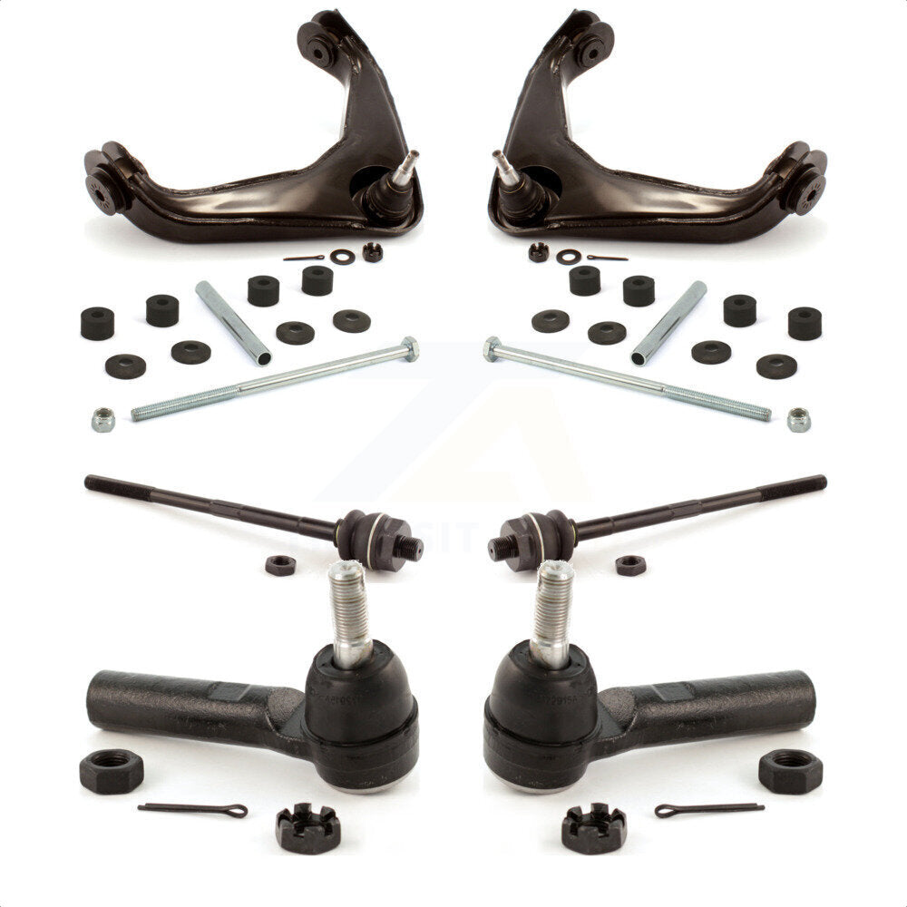 Front Suspension Control Arm And Ball Joint Assembly Steering Tie Rod End Stabilizer Bar Link Kit For Chevrolet Silverado 2500 HD GMC Sierra 3500 Hummer H2 Classic 1500 Suburban Yukon XL Avalanche KTR-100504