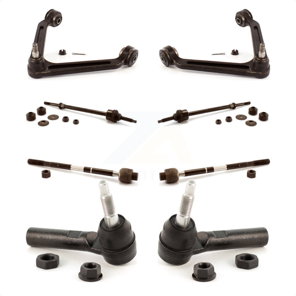 Front Suspension Control Arm And Ball Joint Assembly Steering Tie Rod End Stabilizer Bar Link Kit For 2002-2005 Dodge Ram 1500 4WD KTR-100506