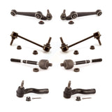 Front Suspension Control Arm And Ball Joint Assembly Steering Tie Rod End Stabilizer Bar Link Kit (8Pc) For Ford Fusion Lincoln MKZ Mercury Milan KTR-100512