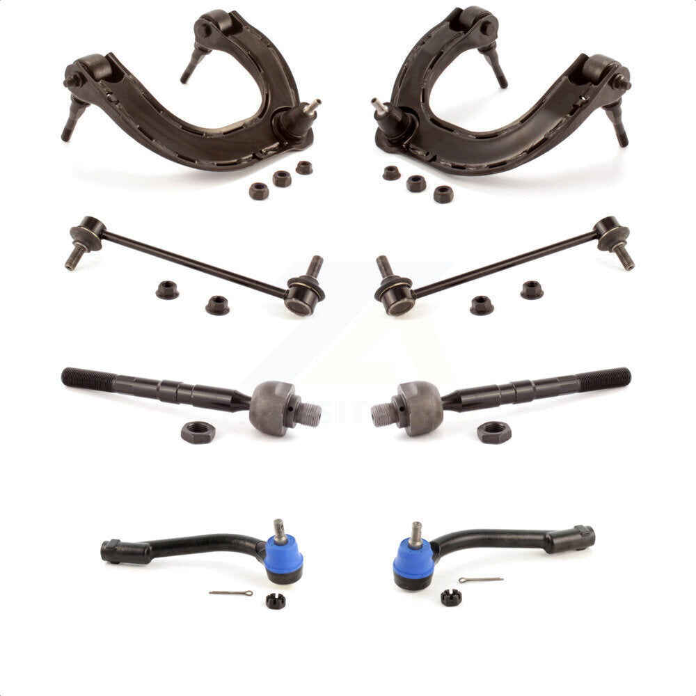 Front Suspension Control Arm And Ball Joint Assembly Steering Tie Rod End Stabilizer Bar Link Kit (8Pc) For Kia Optima Vehicles Without Upper KTR-100514