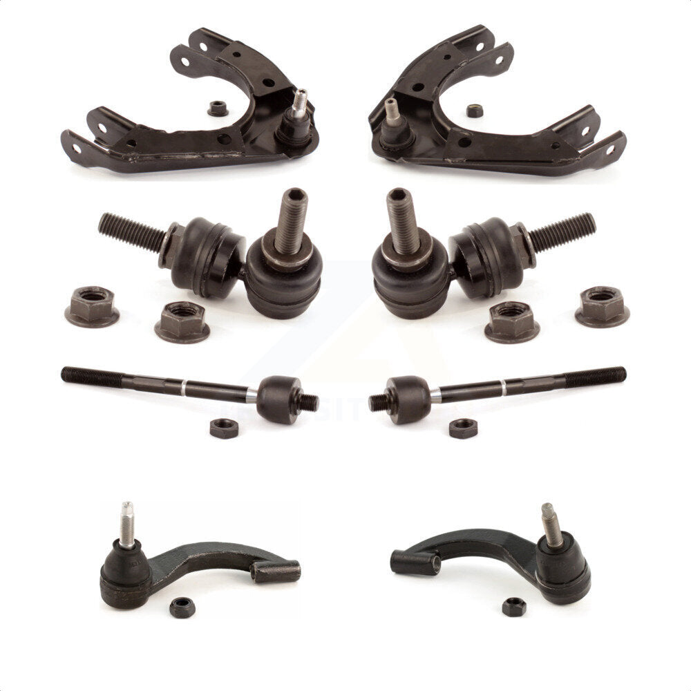 Front Suspension Control Arm And Ball Joint Assembly Steering Tie Rod End Stabilizer Bar Link Kit (8Pc) For Chrysler Sebring Dodge Stratus Cirrus Plymouth Breeze KTR-100517