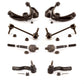 Front Suspension Control Arm And Ball Joint Assembly Steering Tie Rod End Stabilizer Bar Link Kit (8Pc) For Ford Fusion Lincoln MKZ Mercury Milan KTR-100518