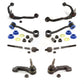 Front Suspension Control Arm And Ball Joint Assembly Steering Tie Rod End Stabilizer Bar Link Kit (8Pc) For 2007 Dodge Nitro KTR-100522