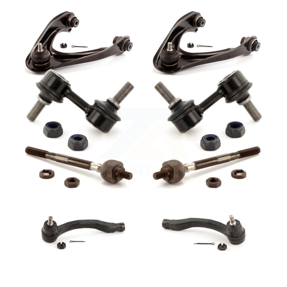 Front Suspension Control Arm And Ball Joint Assembly Steering Tie Rod End Stabilizer Bar Link Kit (8Pc) For 1997-2001 Honda CR-V KTR-100527