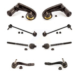Front Suspension Control Arm And Ball Joint Assembly Steering Tie Rod End Stabilizer Bar Link Kit (8Pc) For 2003 Mercedes-Benz CLK55 AMG Without Sport KTR-100528