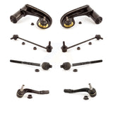 Front Suspension Control Arm And Ball Joint Assembly Steering Tie Rod End Stabilizer Bar Link Kit (8Pc) For 2003 Mercedes-Benz CLK55 AMG With Sport KTR-100529