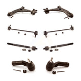 Front Suspension Control Arm And Ball Joint Assembly Steering Tie Rod End Stabilizer Bar Link Kit (8Pc) For Mazda 3 5 Sport KTR-100534