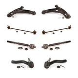 Front Suspension Control Arm And Ball Joint Assembly Steering Tie Rod End Stabilizer Bar Link Kit (8Pc) For 2006-2008 Toyota Yaris KTR-100550