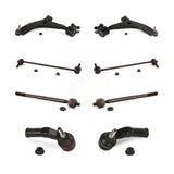 Front Suspension Control Arm And Ball Joint Assembly Steering Tie Rod End Stabilizer Bar Link Kit (8Pc) For Volvo S40 V50 C70 KTR-100553