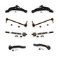 Front Suspension Control Arm And Ball Joint Assembly Steering Tie Rod End Stabilizer Bar Link Kit (8Pc) For 2004-2010 Toyota Sienna KTR-100555