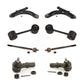 Front Suspension Control Arm And Ball Joint Assembly Steering Tie Rod End Stabilizer Bar Link Kit (8Pc) For 2006 Volkswagen Jetta 7th 8th Digit Of VIN Is "9M" Or "1J" KTR-100560