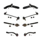 Front Suspension Control Arm And Ball Joint Assembly Steering Tie Rod End Stabilizer Bar Link Kit (8Pc) For 2012-2017 Hyundai Accent KTR-100577