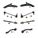 Front Suspension Control Arm And Ball Joint Assembly Steering Tie Rod End Stabilizer Bar Link Kit (8Pc) For 2010-2011 Kia Soul Automatic transmission KTR-100615