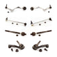 Front Suspension Control Arm And Ball Joint Assembly Steering Tie Rod End Stabilizer Bar Link Kit (8Pc) For BMW 328i 335i 325i X1 128i 330i Z4 135i 335d 335is 323i KTR-100616