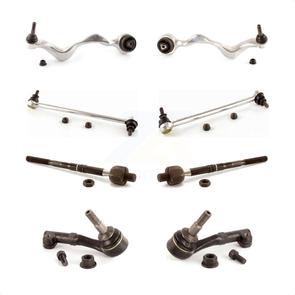 Front Suspension Control Arm And Ball Joint Assembly Steering Tie Rod End Stabilizer Bar Link Kit (8Pc) For BMW 328i 335i 325i X1 128i 330i Z4 135i 335d 335is 323i KTR-100616