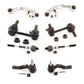 Front Suspension Control Arm And Ball Joint Assembly Steering Tie Rod End Stabilizer Bar Link Kit (8Pc) For INFINITI G35 Nissan 350Z KTR-100630