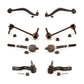 Front Suspension Control Arm And Ball Joint Assembly Steering Tie Rod End Stabilizer Bar Link Kit (8Pc) For Ford Fusion Lincoln MKZ Mercury Milan KTR-100631
