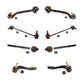 Front Suspension Control Arm And Ball Joint Assembly Steering Tie Rod End Stabilizer Bar Link Kit (8Pc) For Mercedes-Benz C230 C240 CLK350 C320 C280 CLK320 CLK550 C350 CLK55 AMG C32 C55 CLK63 KTR-100636