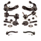 Front Suspension Control Arm And Ball Joint Assembly Steering Tie Rod End Stabilizer Bar Link Kit (8Pc) For 2003 Honda Accord 3.0L with Automatic transmission To Chassis VIN #3C013715 KTR-100640