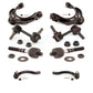Front Suspension Control Arm And Ball Joint Assembly Steering Tie Rod End Stabilizer Bar Link Kit (8Pc) For Honda Accord KTR-100642