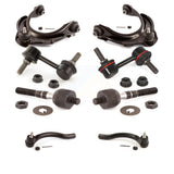 Front Suspension Control Arm And Ball Joint Assembly Steering Tie Rod End Stabilizer Bar Link Kit (8Pc) For Honda Accord KTR-100642