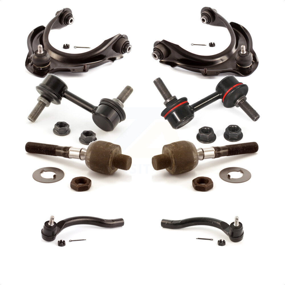 Front Suspension Control Arm And Ball Joint Assembly Steering Tie Rod End Stabilizer Bar Link Kit (8Pc) For Honda Accord KTR-100643